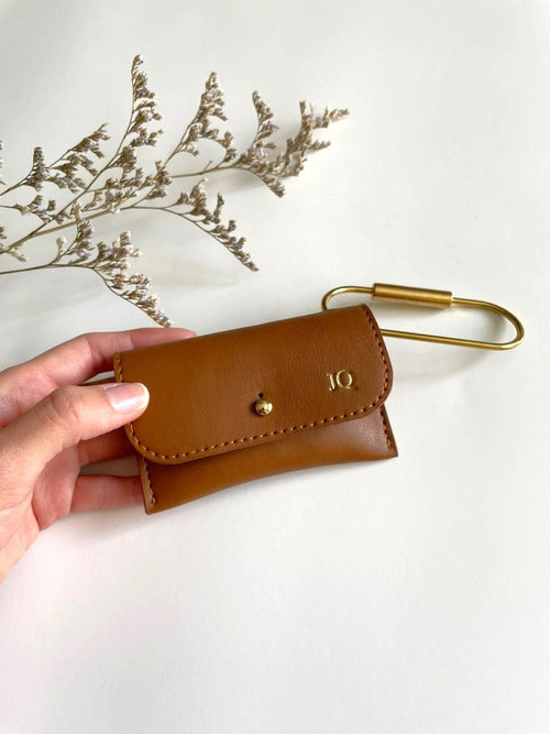 Personalized Vegan Leather Card Holder - View 2