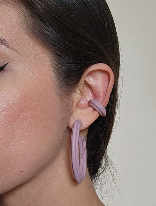 Party Set - 6 colorful ear cuffs on display card